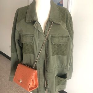 Jessica Simpson Army Green Jacket